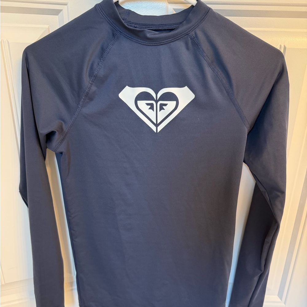 Roxy Navy Long Sleeve Rash Guard